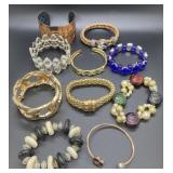 Costume jewelry bracelets