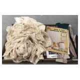 Lot of miscellaneous material and candle wick