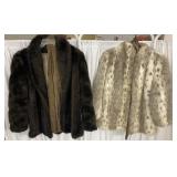 Winter fur coats