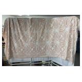 Bedspread 
90"x100"
Hole as pictured