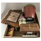 Piano coasters,Hawaii clock, grandmas paddle and