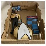 Star Trek action doll and Star trek cards