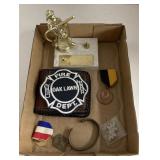 Fireman trophy, wallet and more