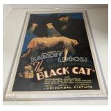 The black cat poster 17"x11"
