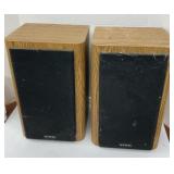 Infinity speakers 15" high