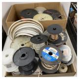 Assorted box of rolls of wires