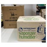 36 cup automatic percolator coffee pot and