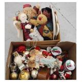 Lot Of Misc Christmas Decorations Including