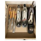 Flat of Planers and chisels