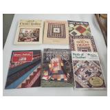 Assorted quilt and patch work books