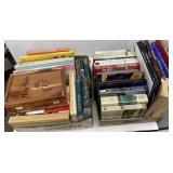 Large lot of books including Bible, cook books