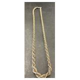 25.9 grams Sterling necklace size  18"