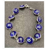 7.4 grand sterling silver bracelet