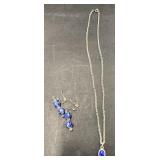Necklace and earrings