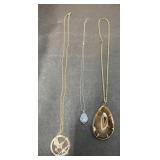 Costume jewelry necklaces sizes ranging from 20"