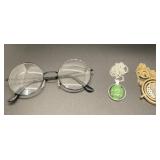 Harry Potter necklaces and glasses necklaces