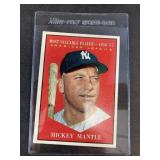 1961 Topps Mickey Mantle MVP #475 card
