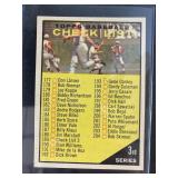 1961 Topps checklist 3rd Series #189card