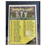 1961 Topps checklist 2nd Series #98 card