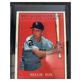 1961 Topps Nellie Fox MVP #477 card