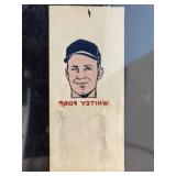 Topps Whittey Ford tattoo bubble gum
