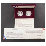 1983-s Olympic Silver Dollar proof lot in case