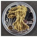 2019 Silver Eagle  dollar 1 oz silver