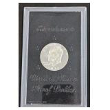1971 Eisenhower US proof dollar in case