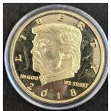 45th President Donald Trump commemorative coin