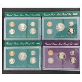 United States Mint Proof Set lot years include