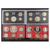 United States proof set lot years included 1968,