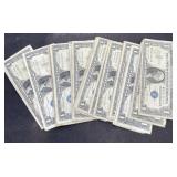 50$1.00 Silver certificates