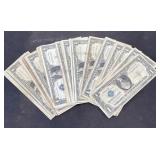 50$1.00 Silver certificates