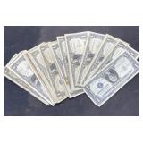 50$1.00 Silver certificates