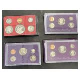 4proof sets 1978,1987,1988&1989