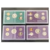 4proof sets 1997,1990,1992,&1993