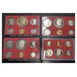 4-Proof Sets 1974, 1976, 1978, 1980