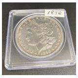 1898 Silver Morgan dollar