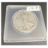 1918 Silver Walking half dollar