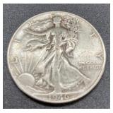 1946 silver walking  Liberty half dollar