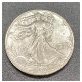 1943 Silver walking liberty half dollar