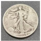 1934 silver walking liberty half dollar
