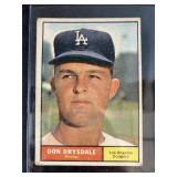 1961 Topps Don Drysdale #260 card