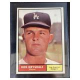 1961 Topps Don Drysdale #260 card