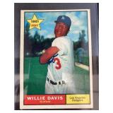 1961 Topps Willie Davis #506 rookie card