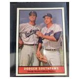 1961 Topps Doger Southpaws Sandy Koufax-Johnny