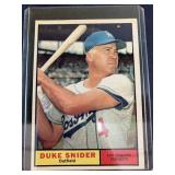 1961 Topps Duke Snider #443 card
