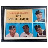 1961 Topps National League 1960 Batting Leaders