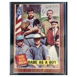 1962 Topps Babe as a Boy #135 card