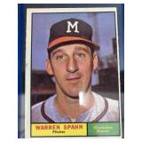 1961 Topps Warren Spahn #200 card